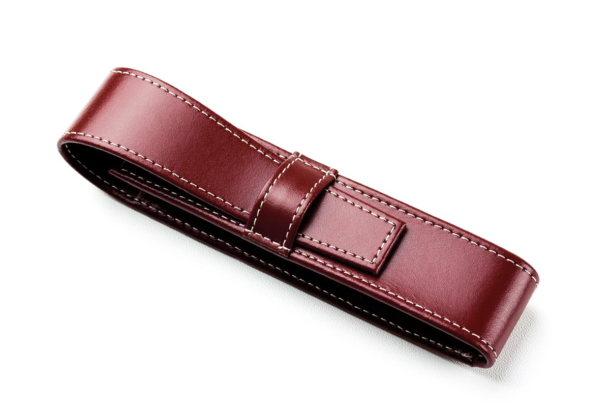 Schreibgeräteetui UNO CAMBRIDGE Top Grain Leder rot